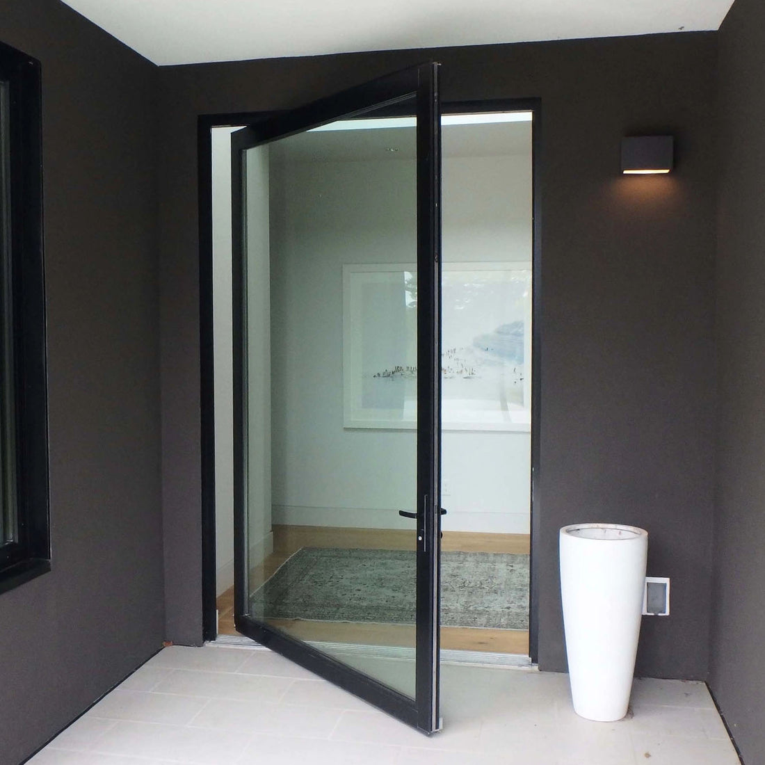 Aluminum Narrow Stile and Rail Pivot Entry Doors